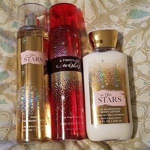 Bath and Body Works lotion and body spray